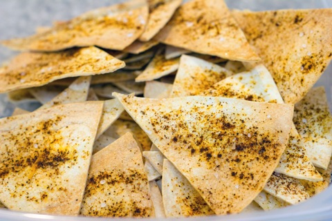 Chile Dusted Tortilla Chips Baked 2.jpg