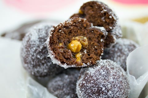Chocolate Caramel Doughnuts Holes 2.jpg