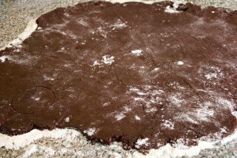 Chocolate Caramel Doughnuts Holes Dough Rolled.jpg