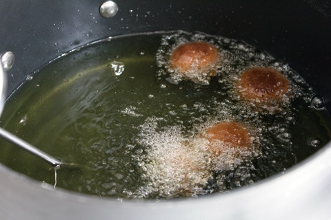 Chocolate Caramel Doughnuts Holes Hot Oil.jpg