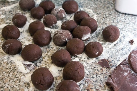 Chocolate Caramel Doughnuts Holes Rounds.jpg