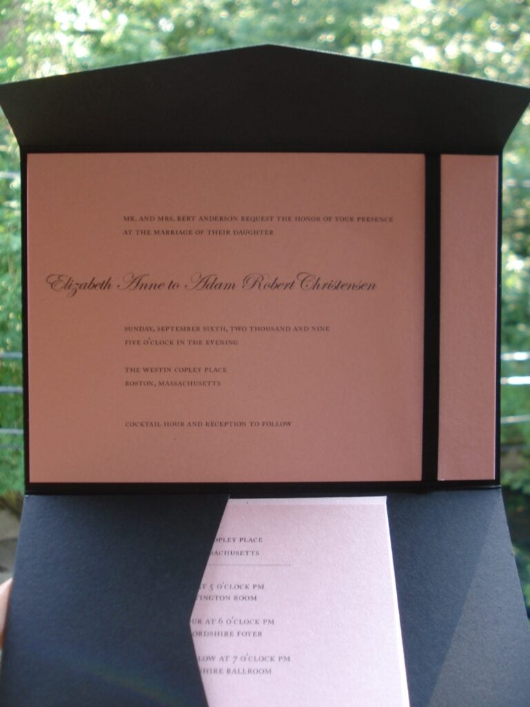 wedding invitation