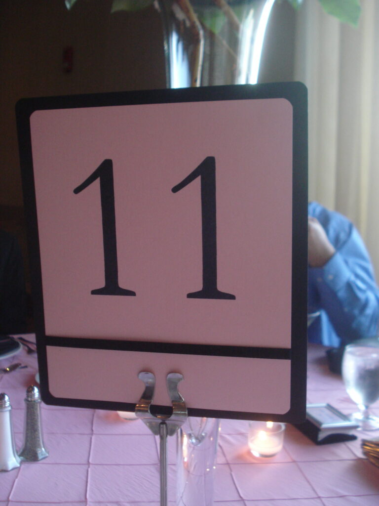 table number