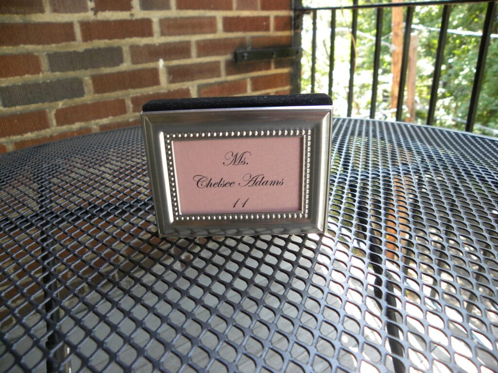 place card