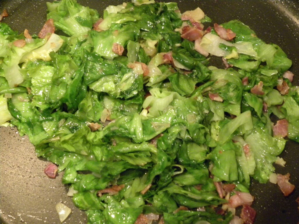 escarole, pancetta escarole, pancetta