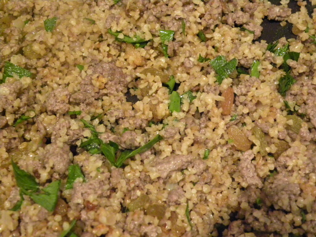 with parsley