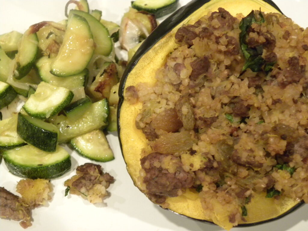 acorn stuffed squash