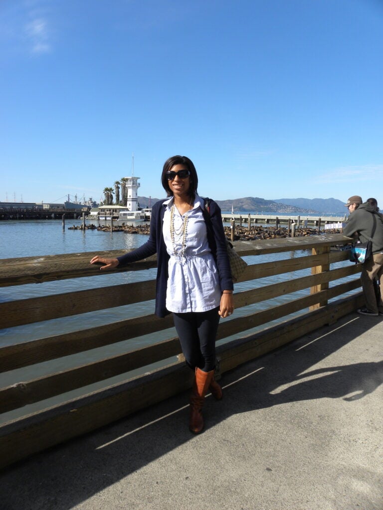chels at the pier