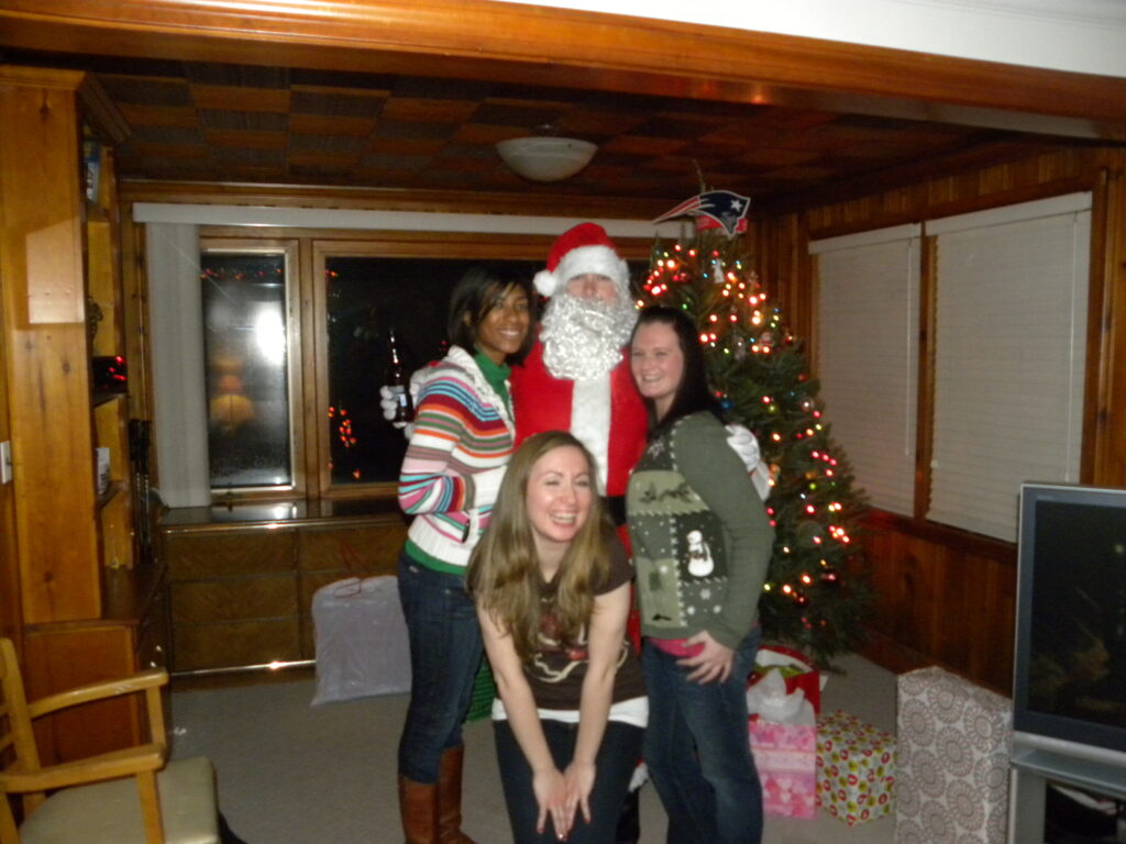 with "santa" with "santa"
