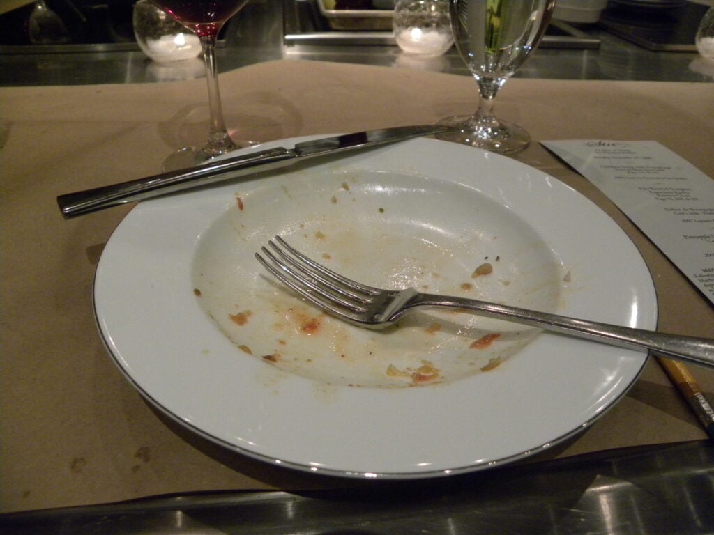 empty plate
