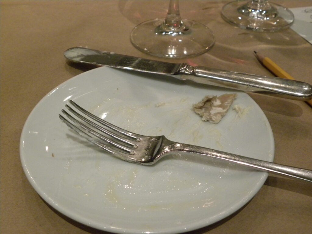 empty plate
