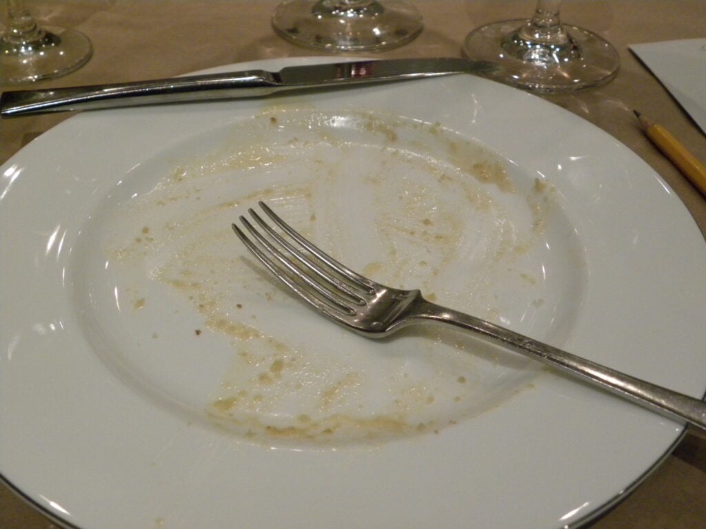 empty plate