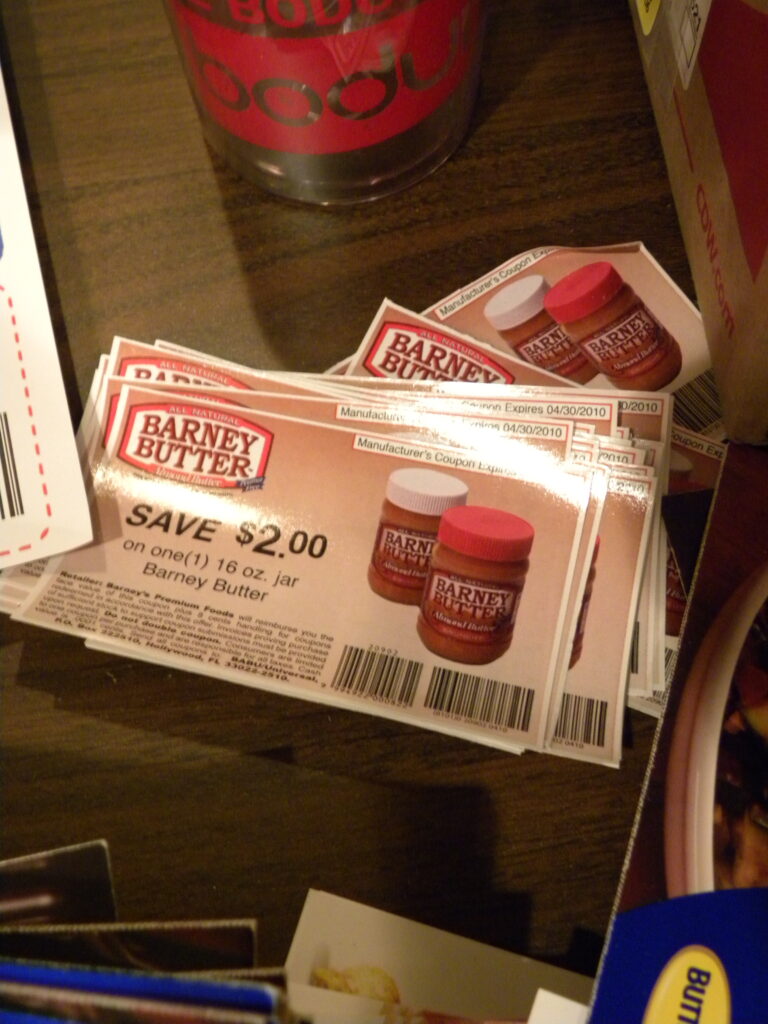 barney butter coupon