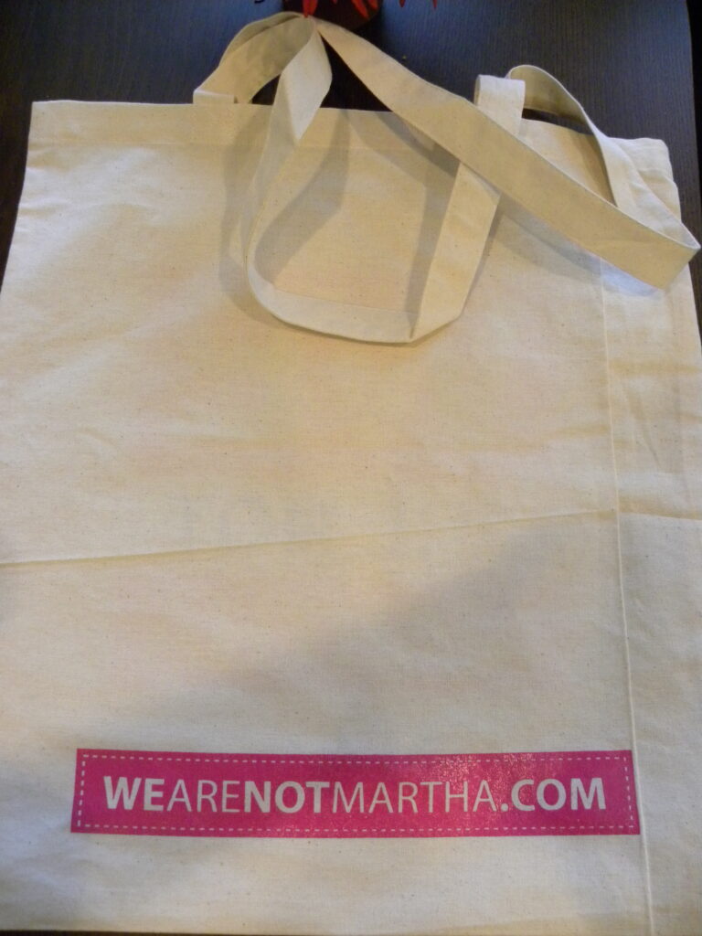 back of tote bag