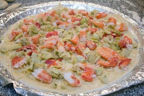Lobster Artichoke Flatbread Dough Lobster and Artichokes.jpg