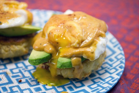 Mexican Eggs Benedict with Chorizo Biscuits and Chipotle Hollandaise Sauce 13.jpg