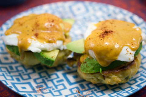 Mexican Eggs Benedict with Chorizo Biscuits and Chipotle Hollandaise Sauce 5.jpg