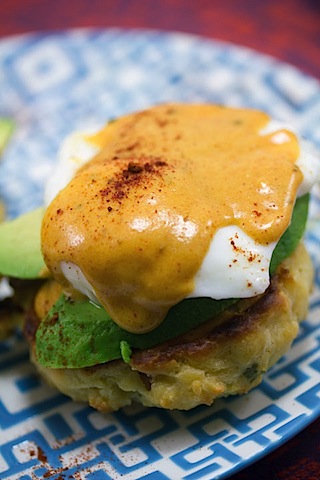 Mexican Eggs Benedict with Chorizo Biscuits and Chipotle Hollandaise Sauce 8.jpg
