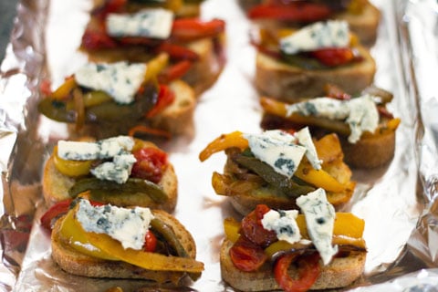 Pepper and Gorgonzola Bruschetta Oven.jpg
