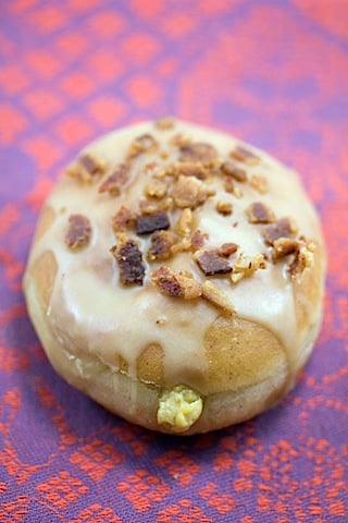 Pumpkin Doughnuts with Maple Bacon Frosting 4.jpg