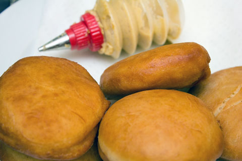 Pumpkin Doughnuts with Maple Bacon Frosting Doughnuts Filled.jpg