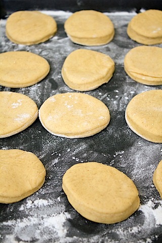 Pumpkin Doughnuts with Maple Bacon Frosting Doughnuts Rising.jpg
