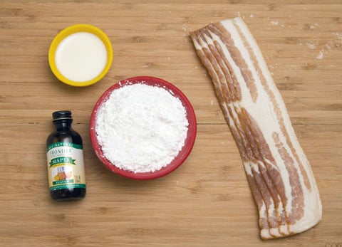Pumpkin Doughnuts with Maple Bacon Frosting Icing Ingredients.jpg