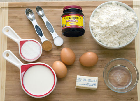 Pumpkin Doughnuts with Maple Bacon Frosting Ingredients.jpg