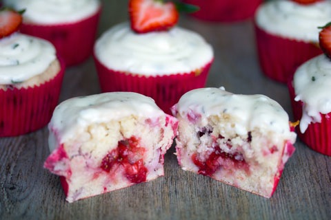 Strawberry Cupcakes with Mint Goat Cheese Buttercream 11.jpg