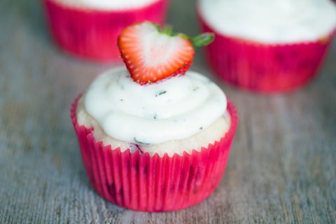 Strawberry Cupcakes with Mint Goat Cheese Buttercream 4.jpg