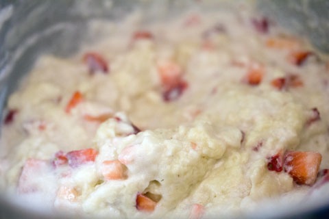 Strawberry Cupcakes with Mint Goat Cheese Buttercream Chopped Strawberries.jpg