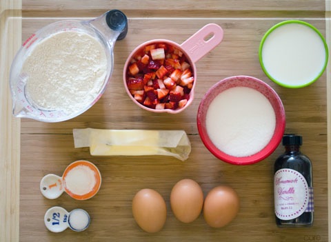 Strawberry Cupcakes with Mint Goat Cheese Buttercream Ingredients.jpg