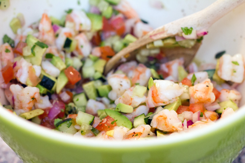Tequila Shrimp Ceviche Mixed